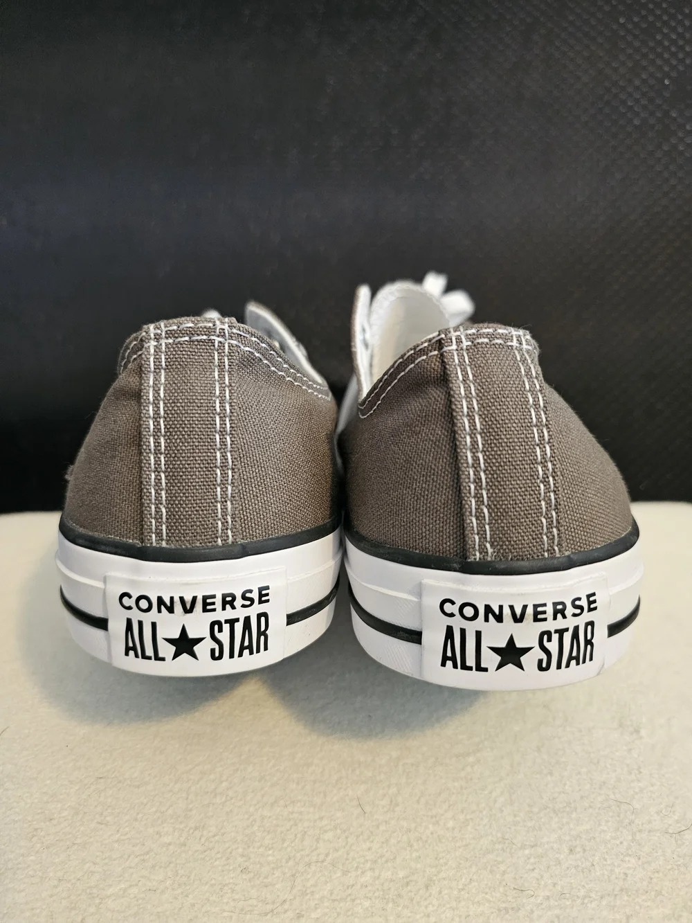 NEW! CONVERSE Chuck Taylor All Star Low-Top Charcoal Sneakers Sz Mens 9/ Wo's 11 - Picture 5 of 12